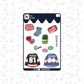 Heated Love Sticker Sheet