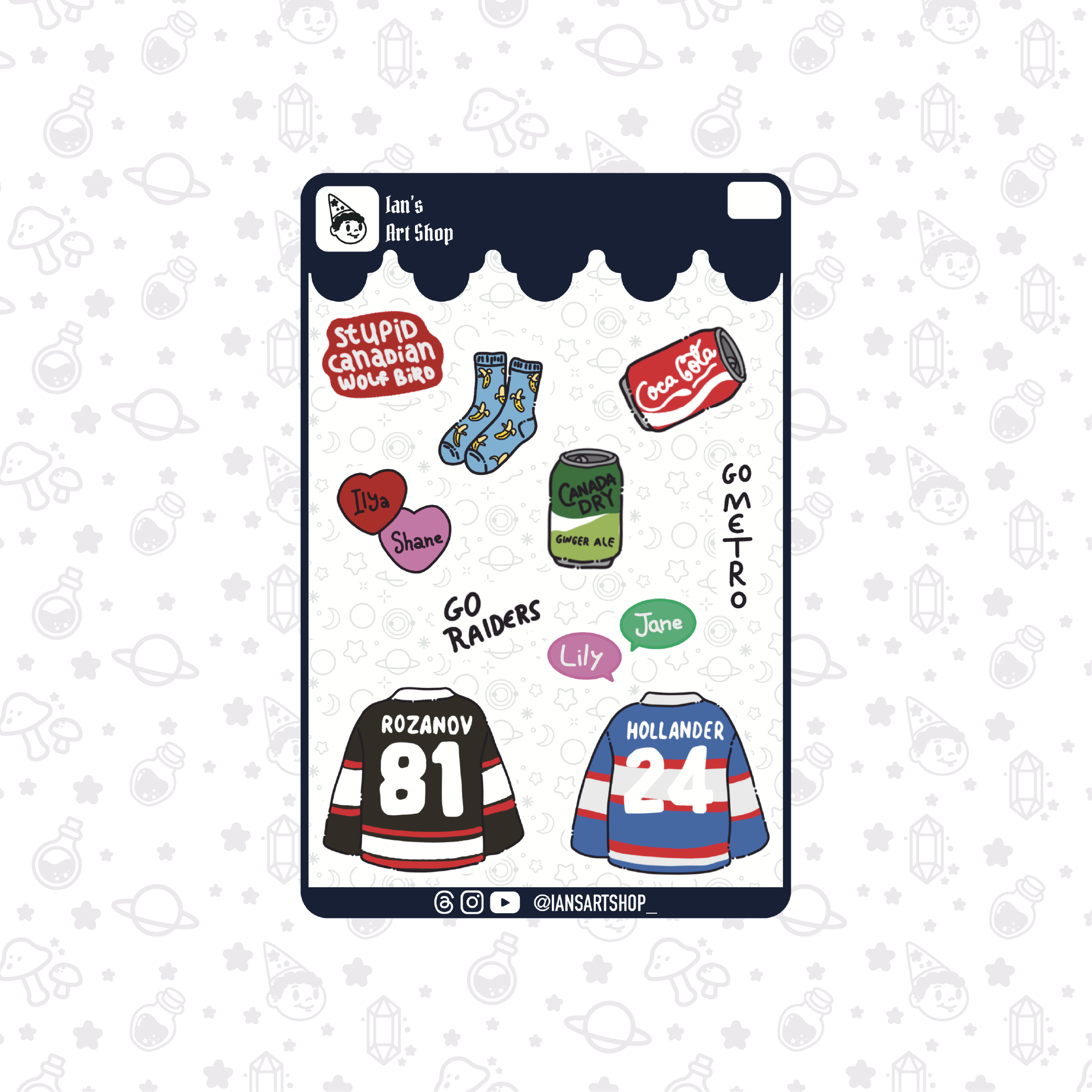 Heated Love Sticker Sheet