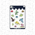 Shiny PKMN Sticker Sheet